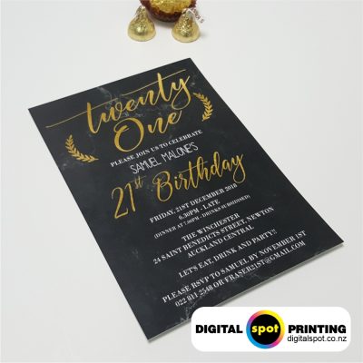 Birthday Invitations / Funeral / Baby etc..